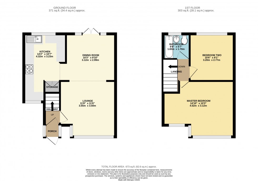 Floorplan for Cheadle, Cheshire