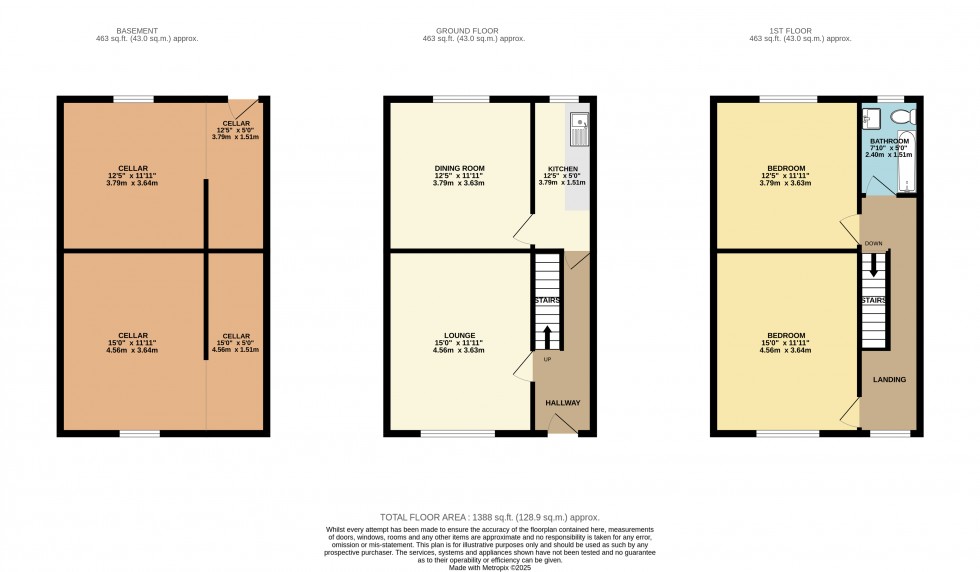 Floorplan for Cheadle Heath, Stockport