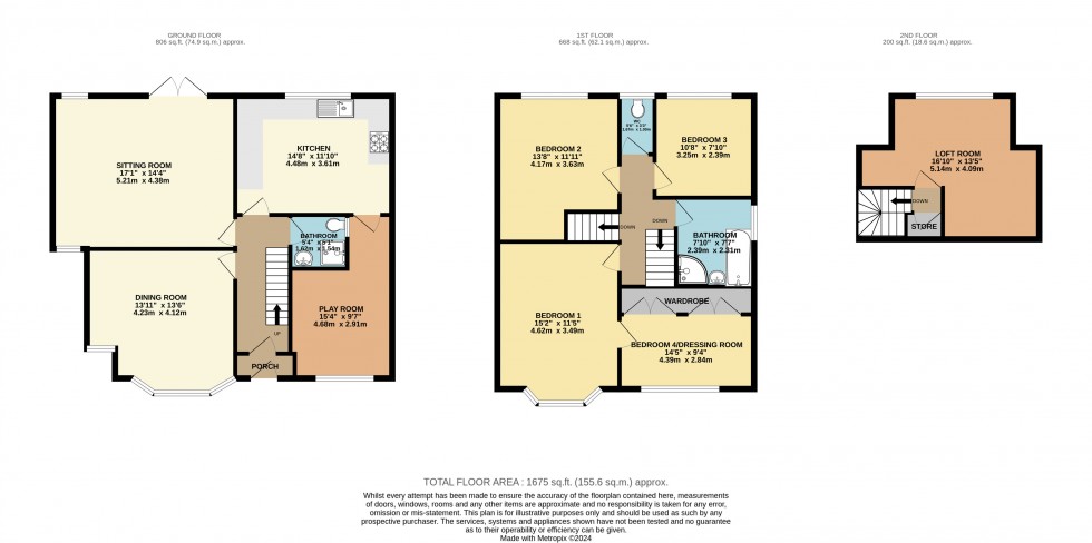 Floorplan for Gatley, Cheshire