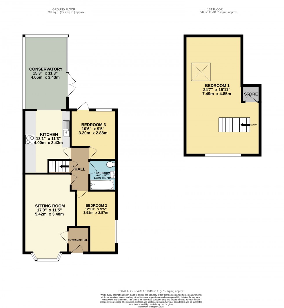 Floorplan for Cheadle, Cheshire