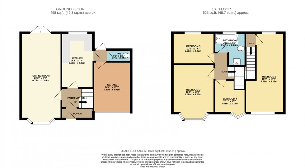 Floorplan for Cheadle, Greater Manchester