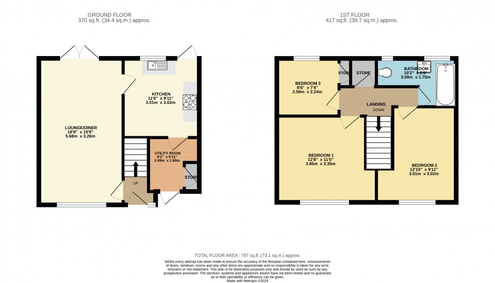 Floorplan for Heald Green, Cheadle, Greater Manchester