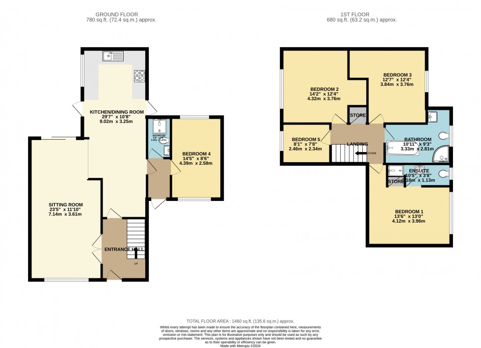 Floorplan for Cheadle Hulme, Cheadle, Greater Manchester