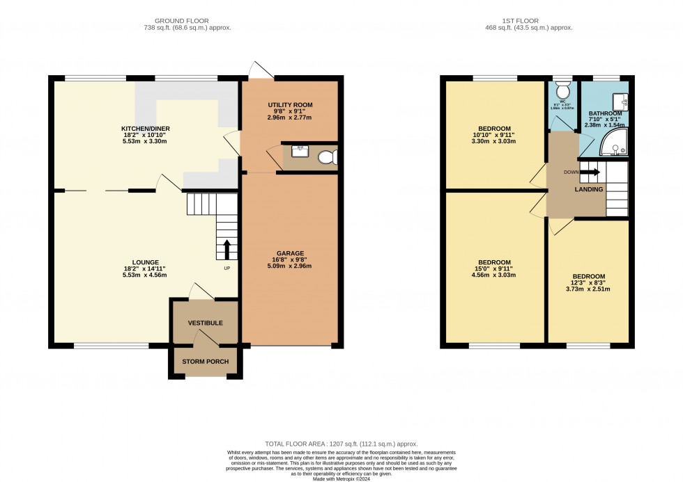 Floorplan for Cheadle Hulme, Stockport, Greater Manchester