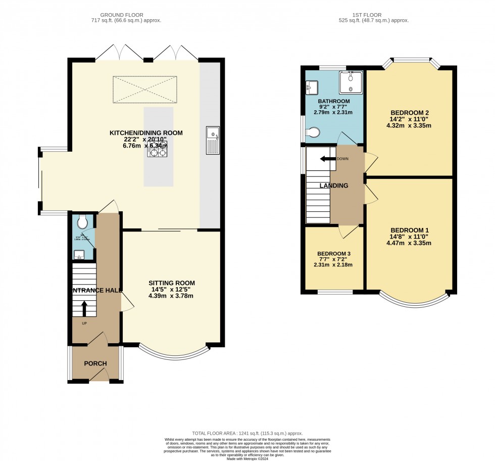 Floorplan for Gatley, Cheadle, Stockport