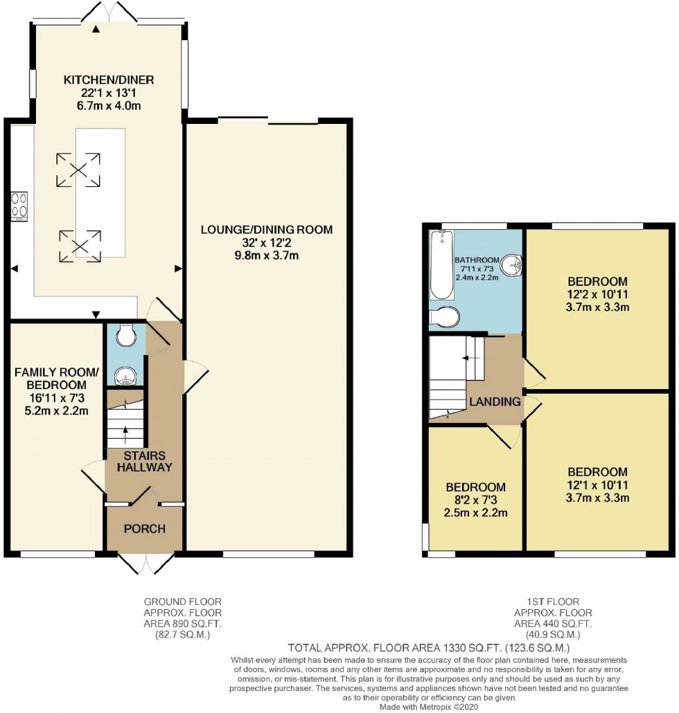 Floorplan for Gatley, Cheadle, Greater Manchester