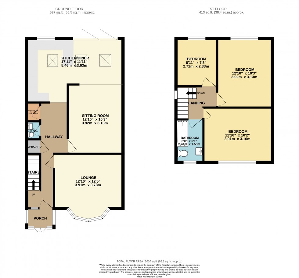 Floorplan for Gatley, Stockport, Greater Manchester