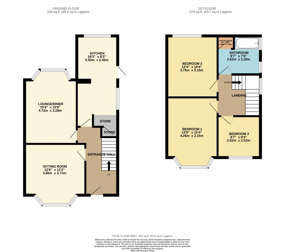 Floorplan for Cheadle Hulme, Cheadle, Greater Manchester