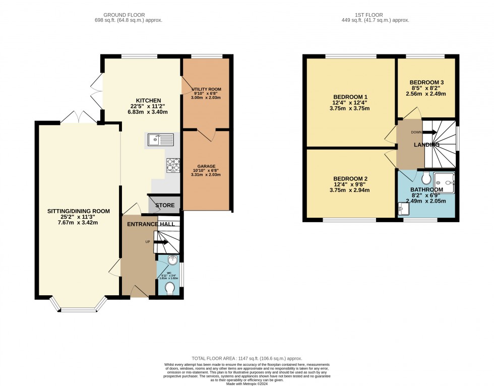 Floorplan for Cheadle, Greater Manchester