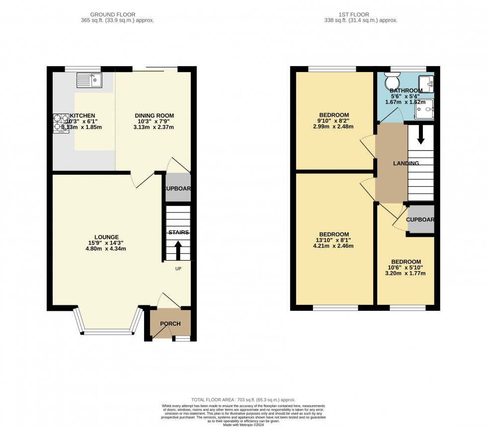 Floorplan for Cheadle, Greater Manchester