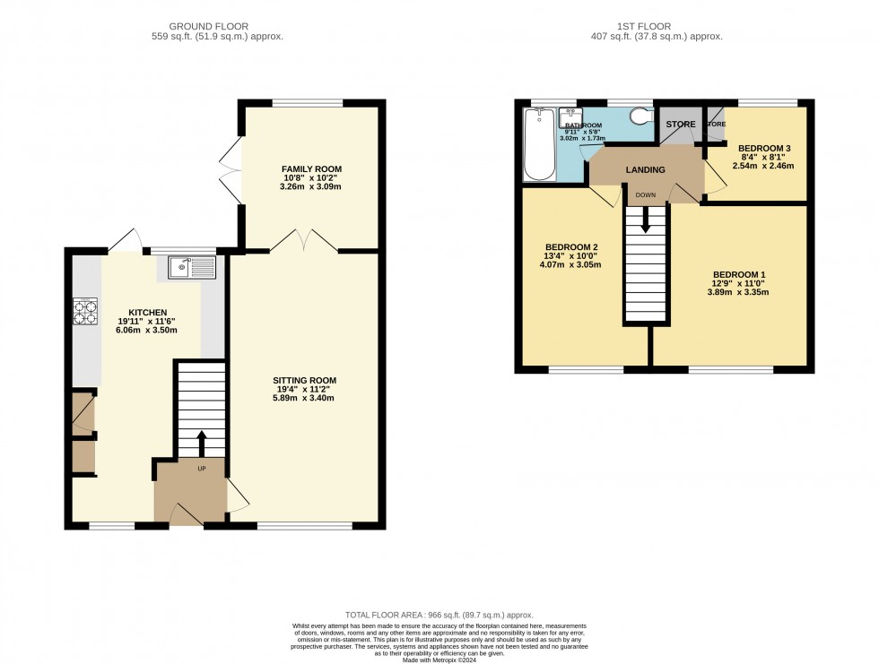 Floorplan for Bramhall, Stockport, Greater Manchester