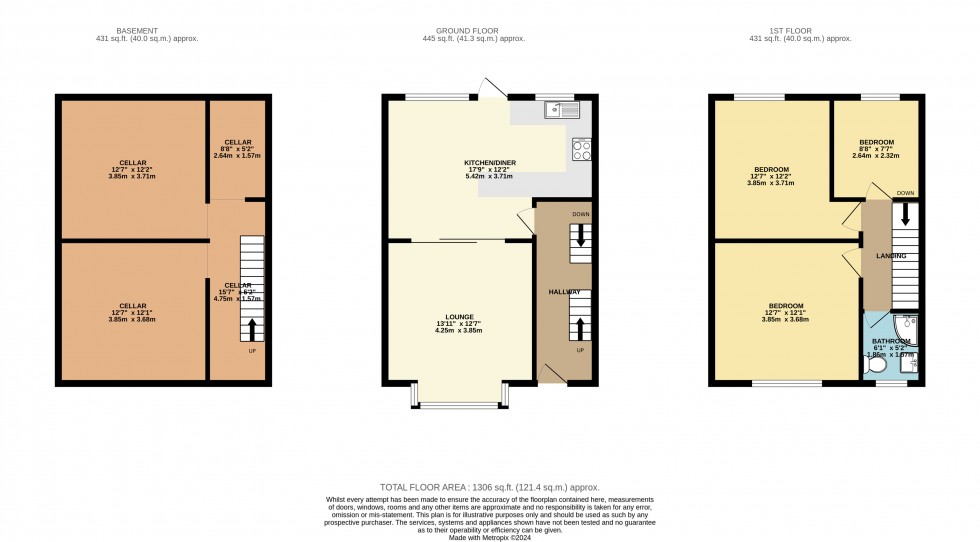 Floorplan for Cheadle Heath, Stockport