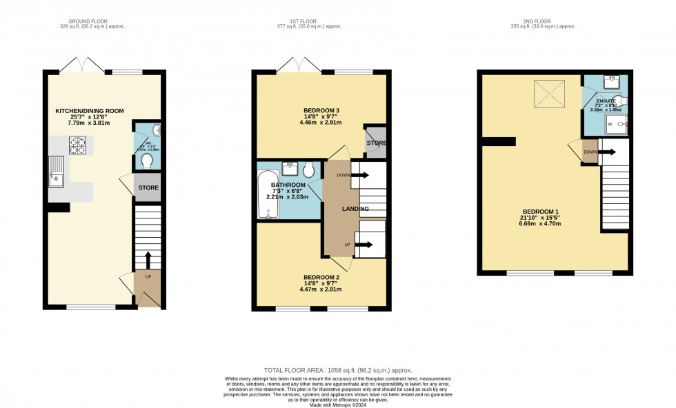 Floorplan for Gatley, Cheadle, Greater Manchester