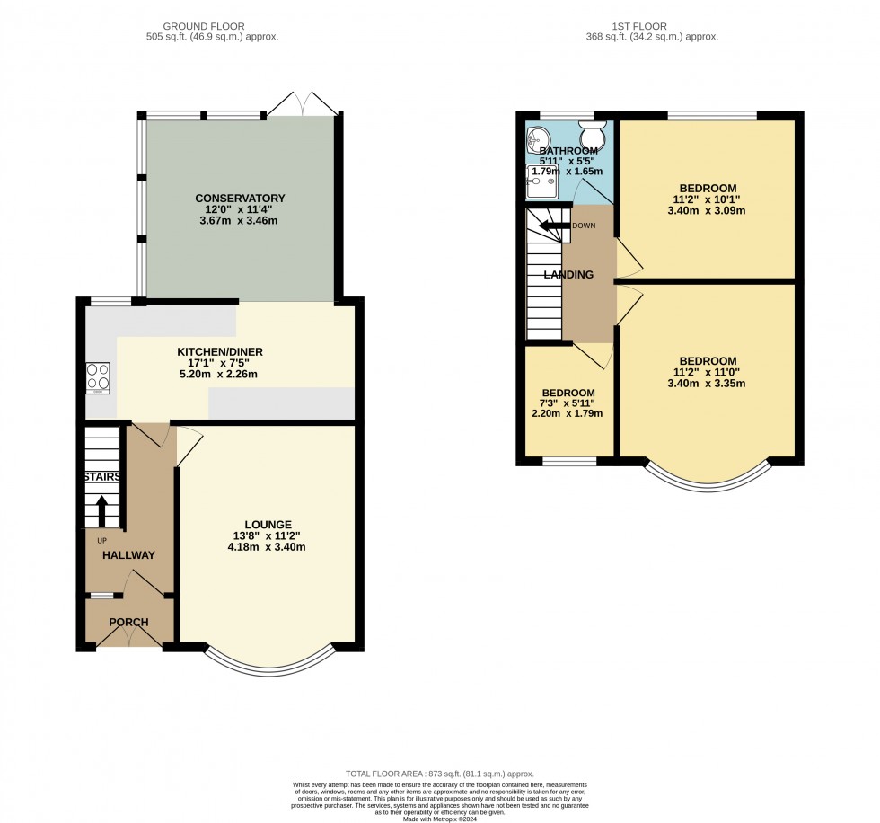 Floorplan for Cheadle Heath, Stockport