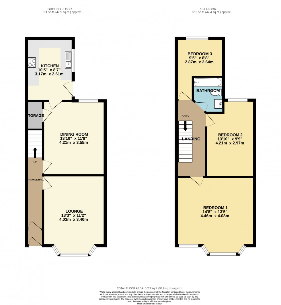 Floorplan for Cheadle Heath, Stockport