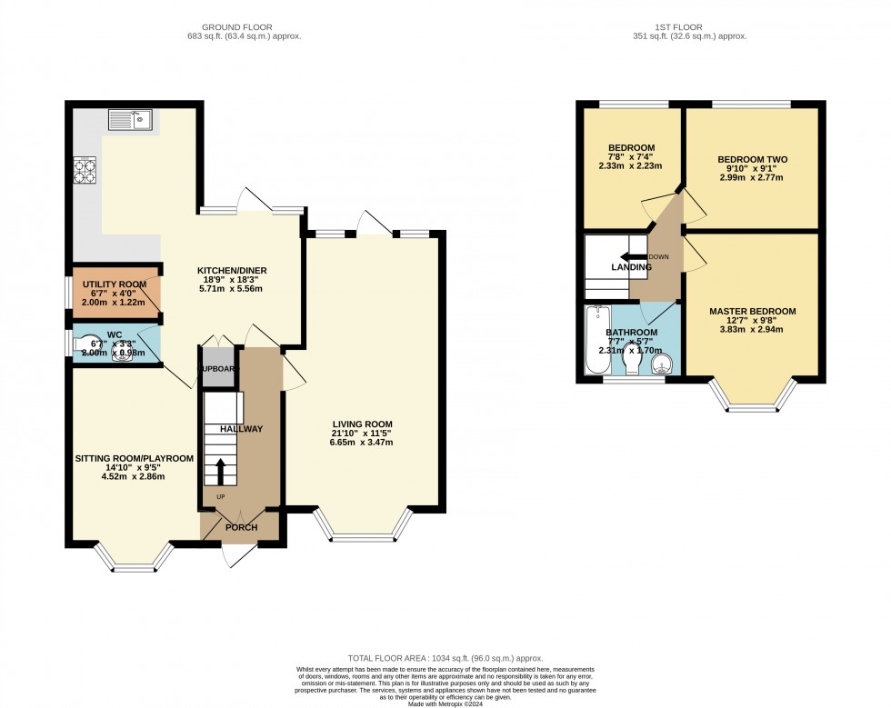 Floorplan for Cheadle Hulme, Stockport