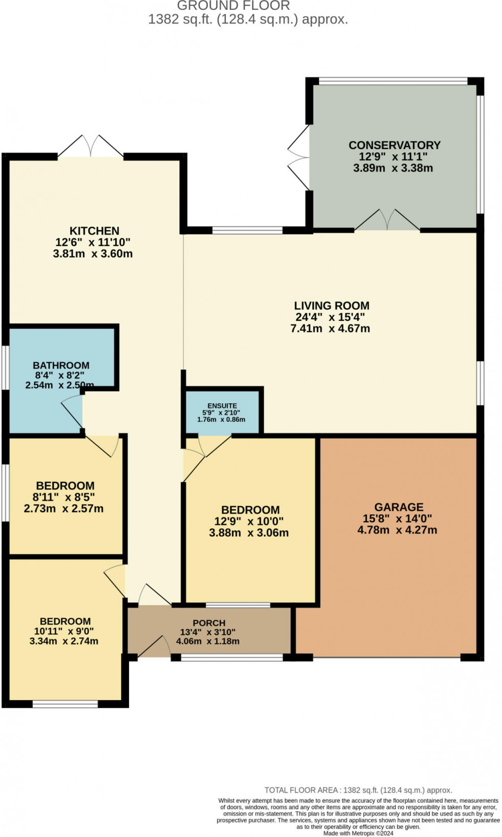 Floorplan for Hazel Grove, Stockport, Greater Manchester