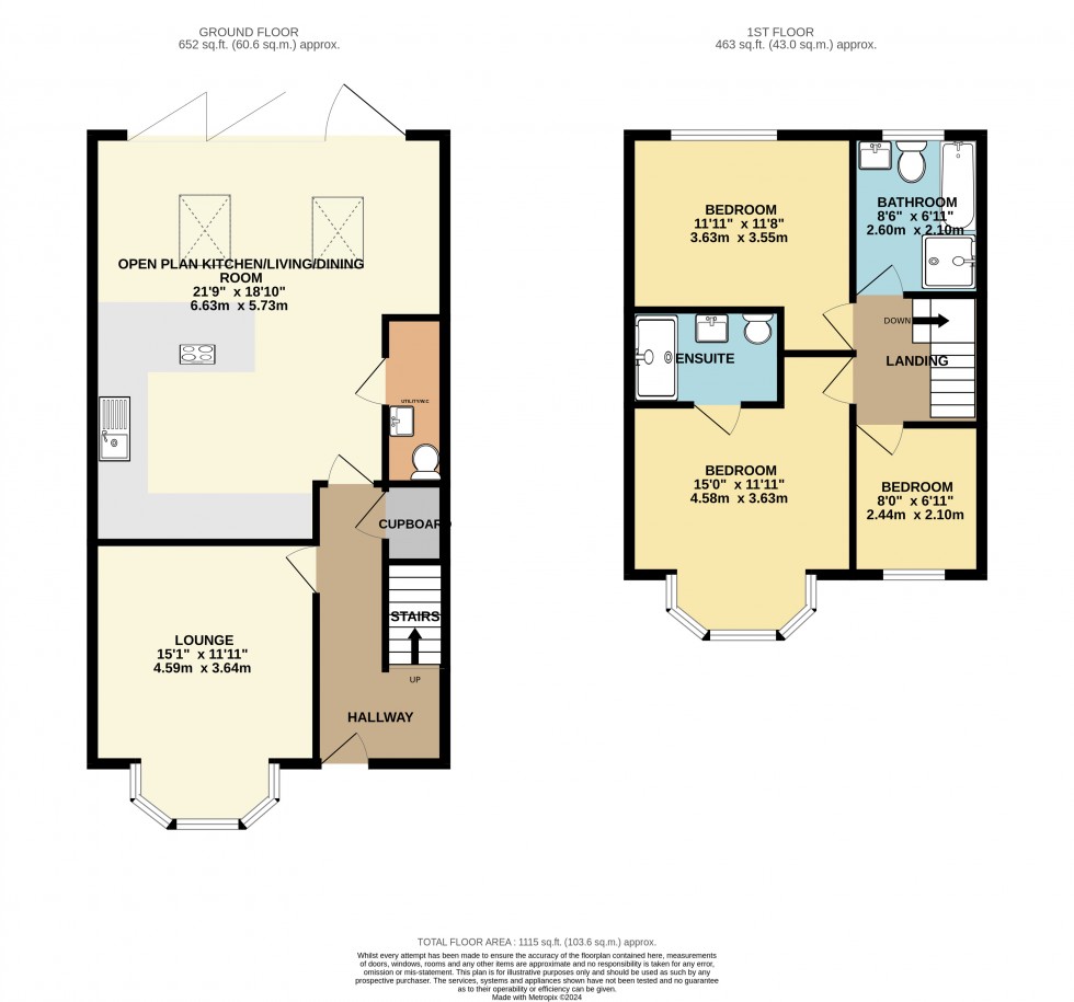 Floorplan for Cheadle Hulme, Stockport, Greater Manchester