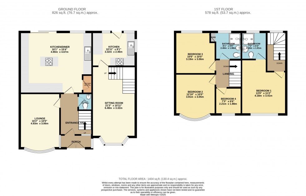 Floorplan for Cheadle, Greater Manchester