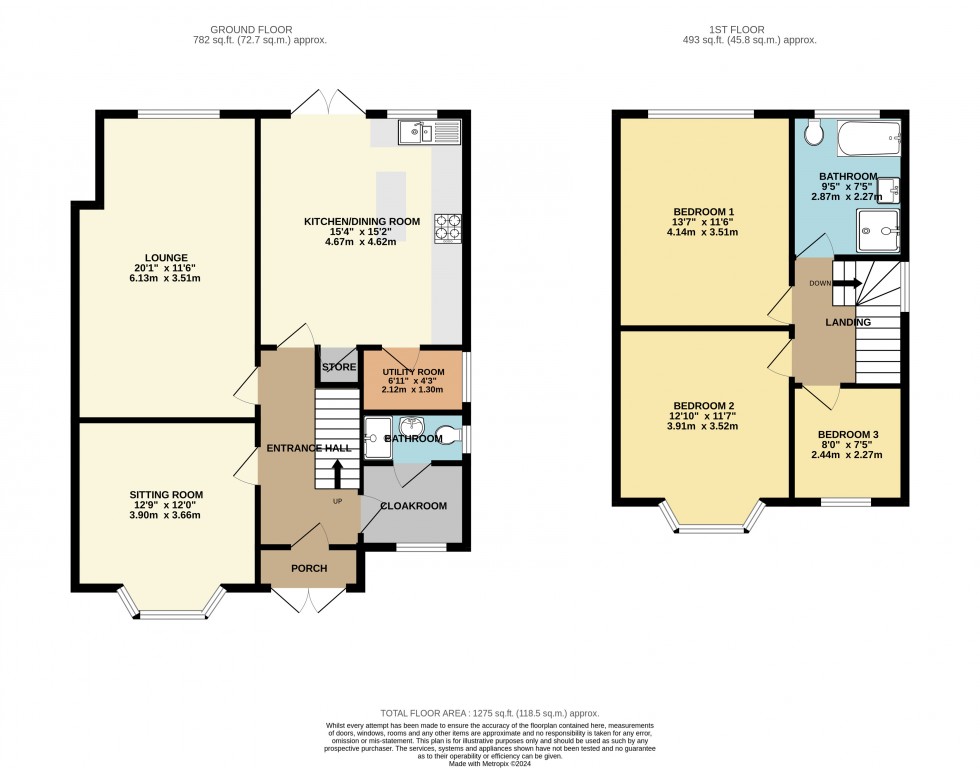 Floorplan for Gatley, Cheadle, Greater Manchester