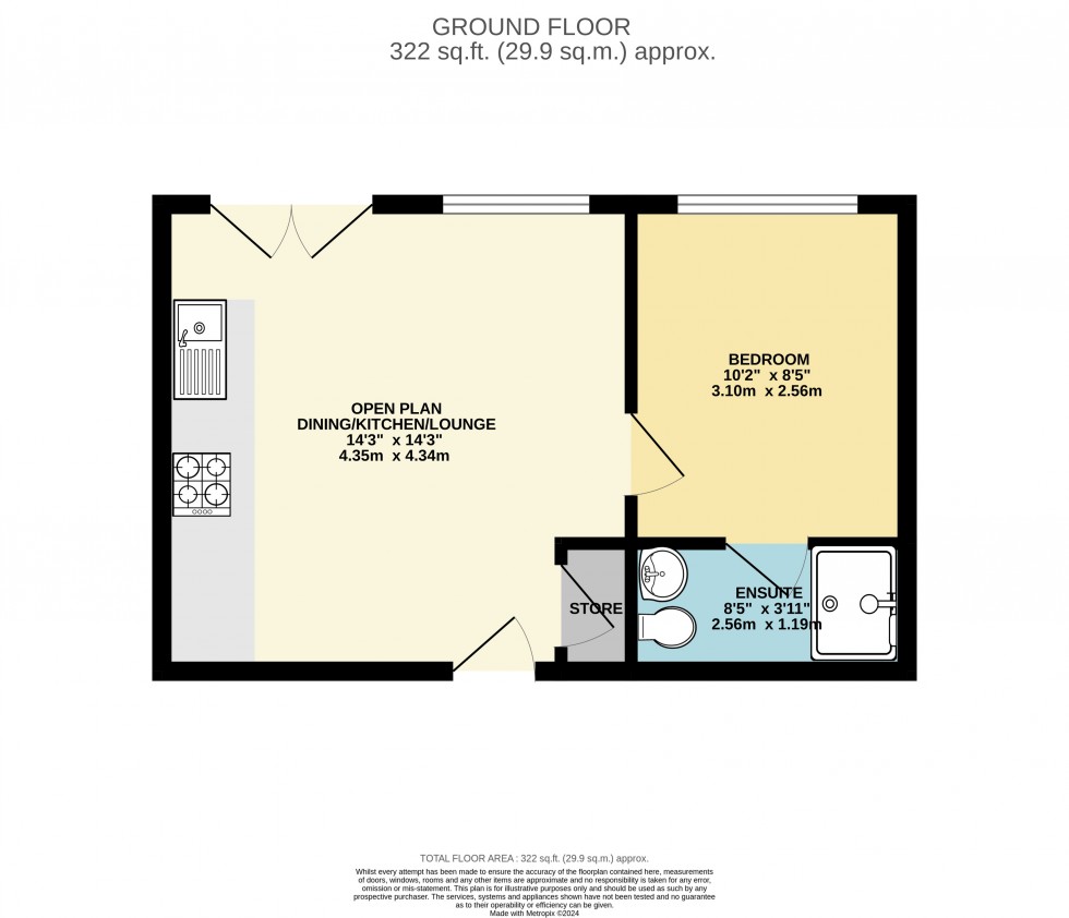 Floorplan for Cheadle Hulme, Cheadle, Greater Manchester