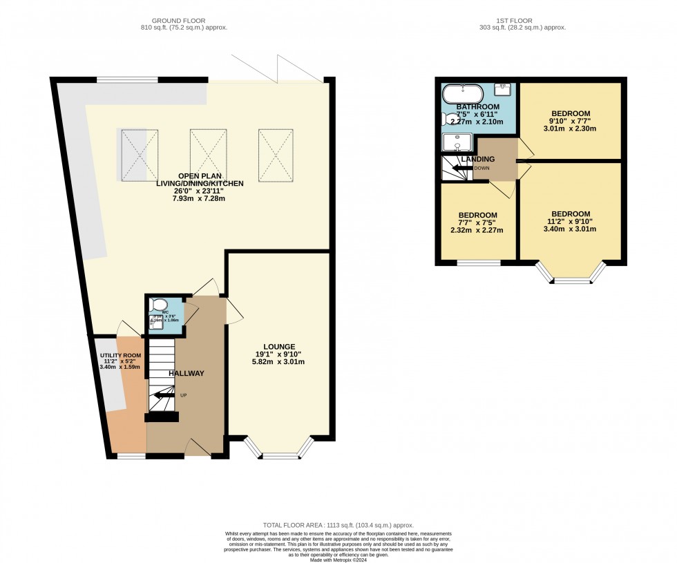 Floorplan for Cheadle, Stockport, Manchester