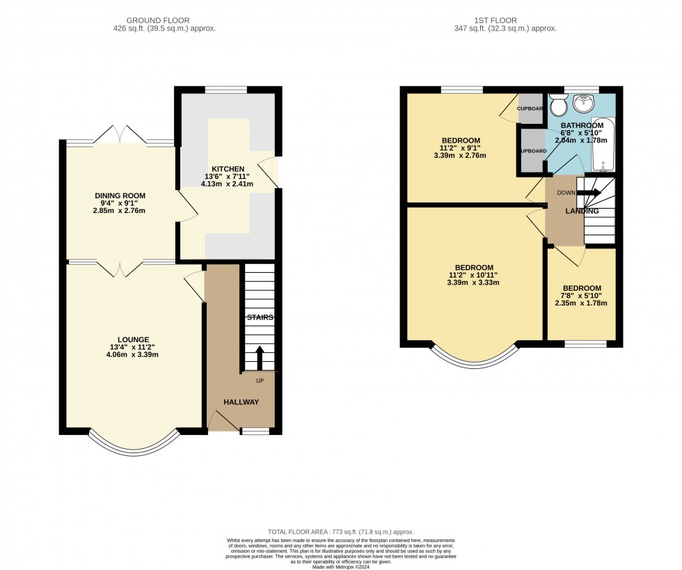 Floorplan for Cheadle Heath, Stockport