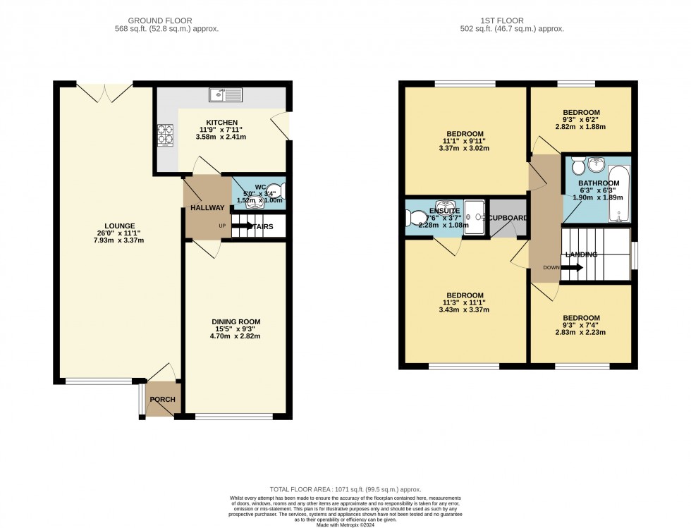 Floorplan for Cheadle Heath, Stockport