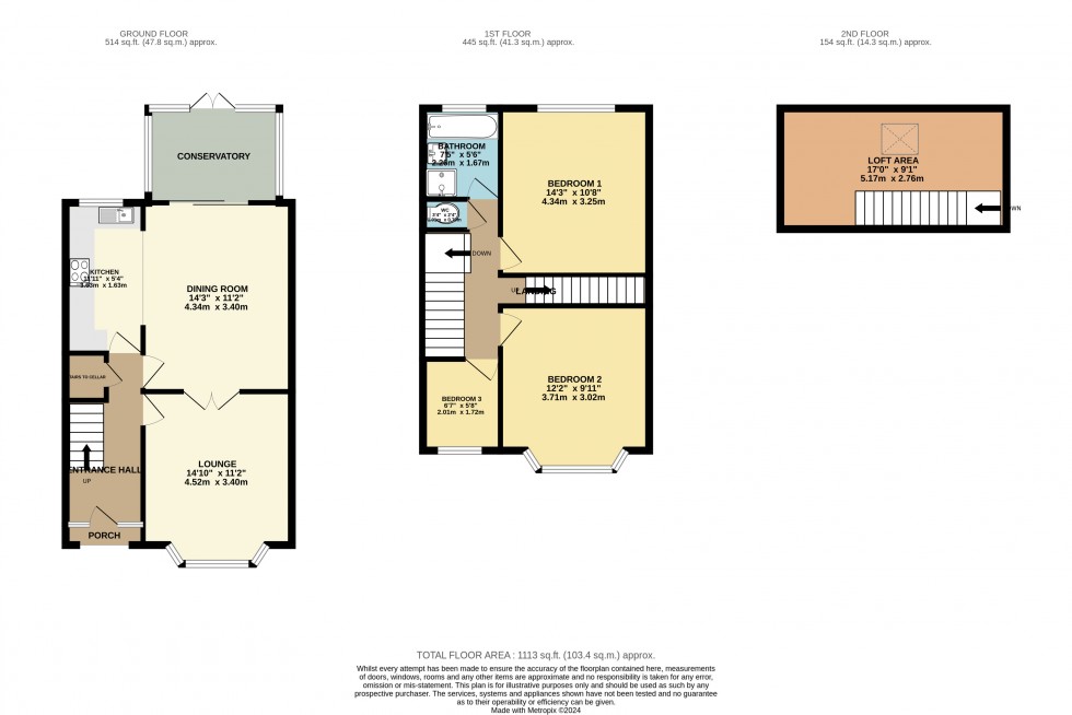 Floorplan for Edgeley, Stockport