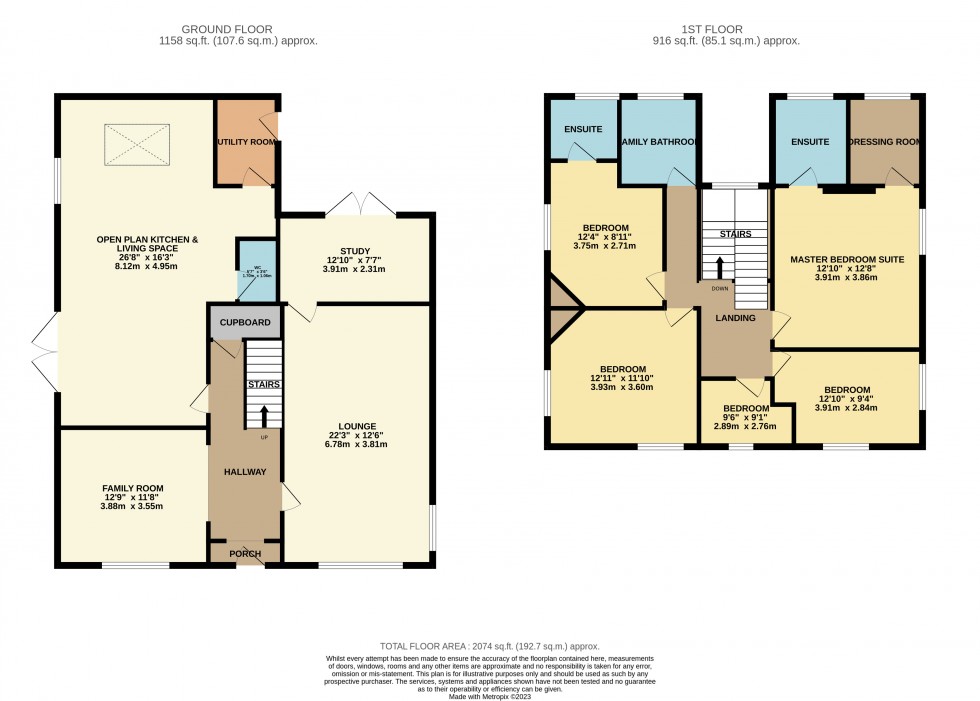 Floorplan for Cheadle, Stockport