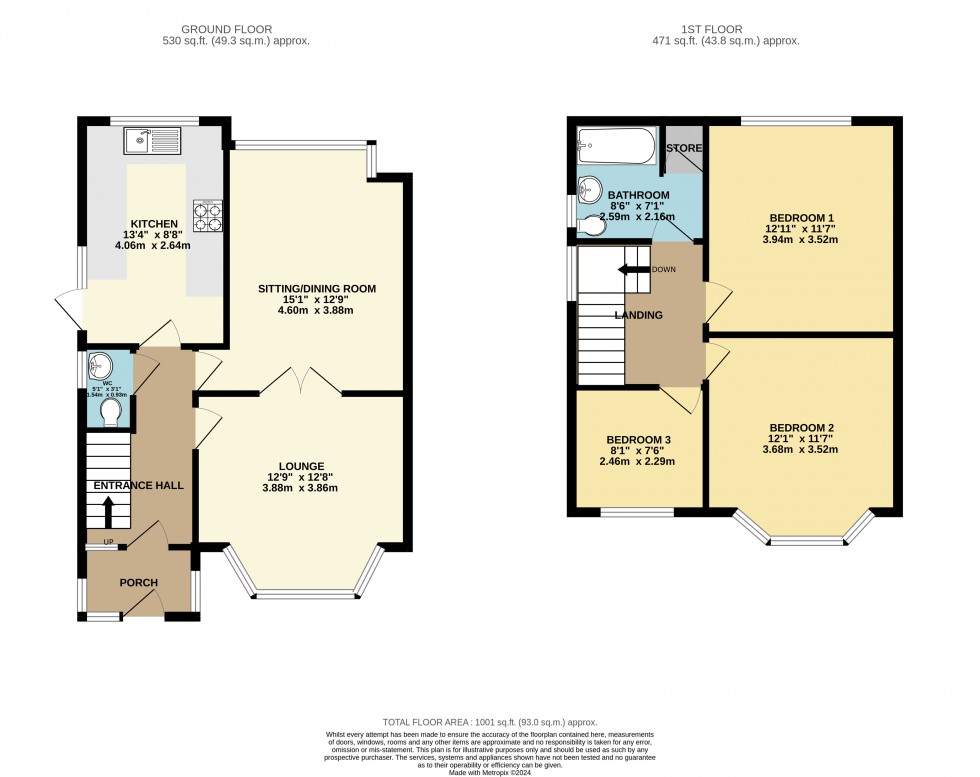 Floorplan for Stockport, Greater Manchester