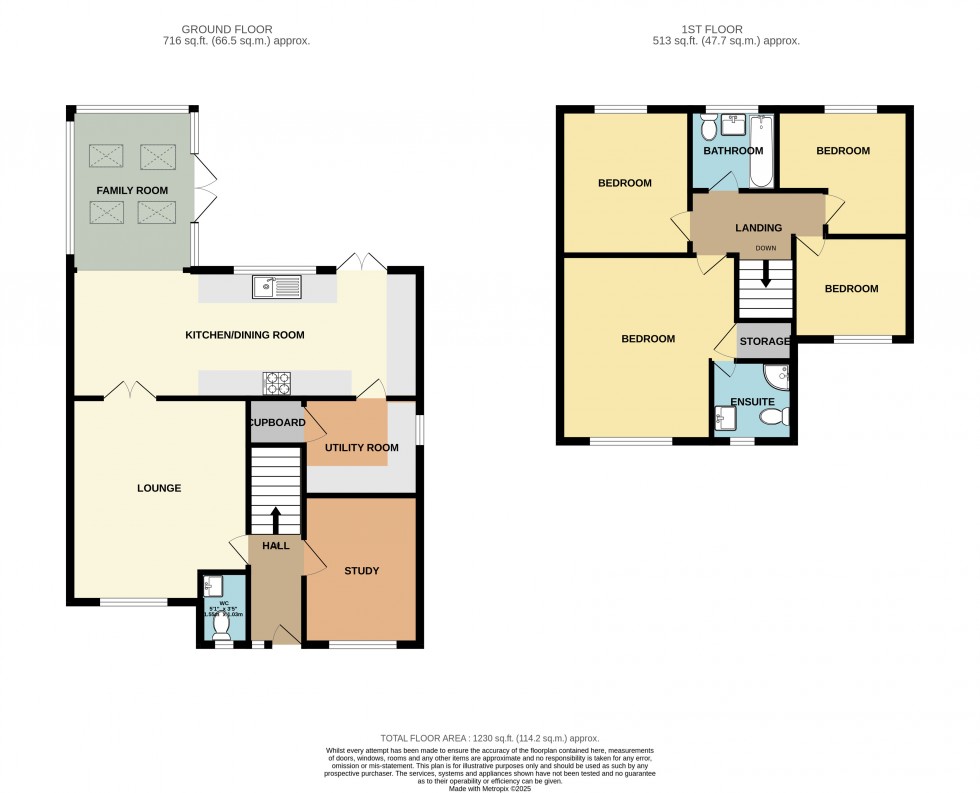 Floorplan for Cheadle, Greater Manchester