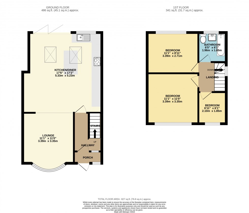 Floorplan for Offerton, Stockport