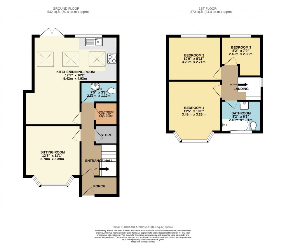 Floorplan for Cheadle, Greater Manchester