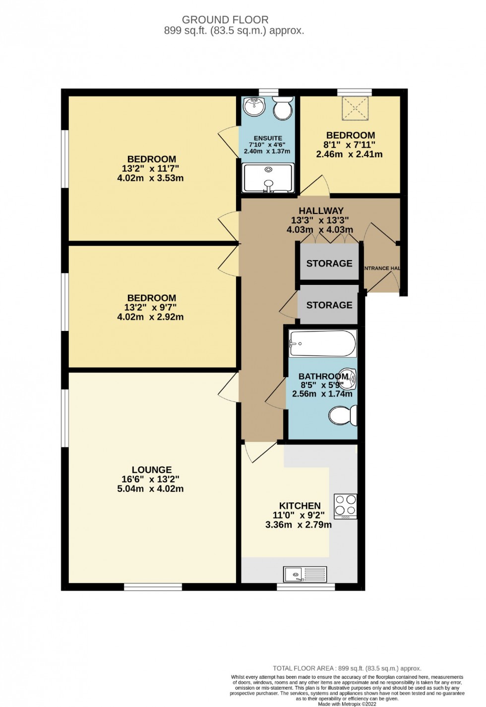 Floorplan for Cheadle, Cheshire