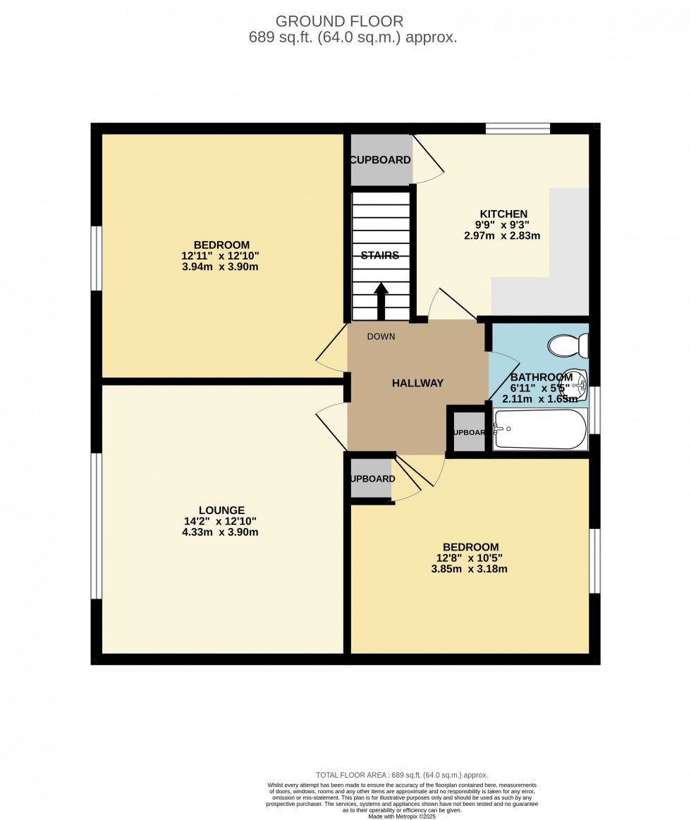 Floorplan for Cheadle, Greater Manchester