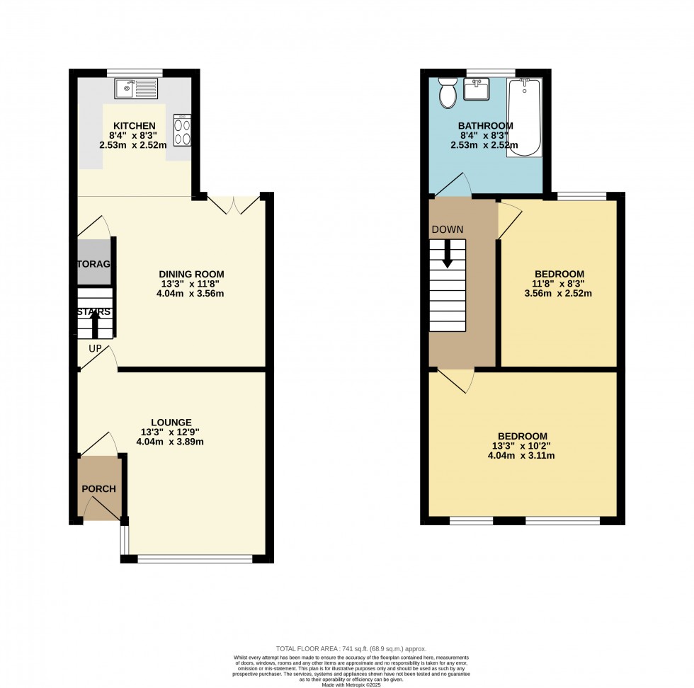 Floorplan for Cheadle, Greater Manchester