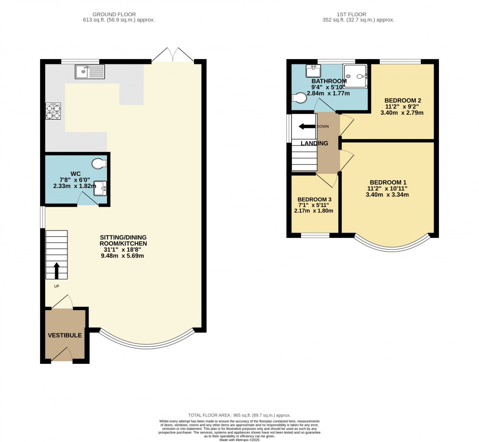 Floorplan for Cheadle Heath, Stockport, Greater Manchester