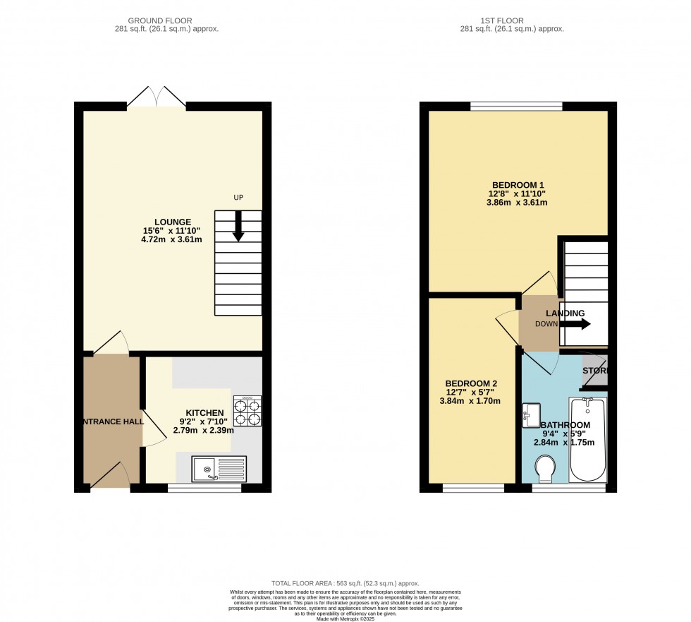 Floorplan for Stockport, Greater Manchester