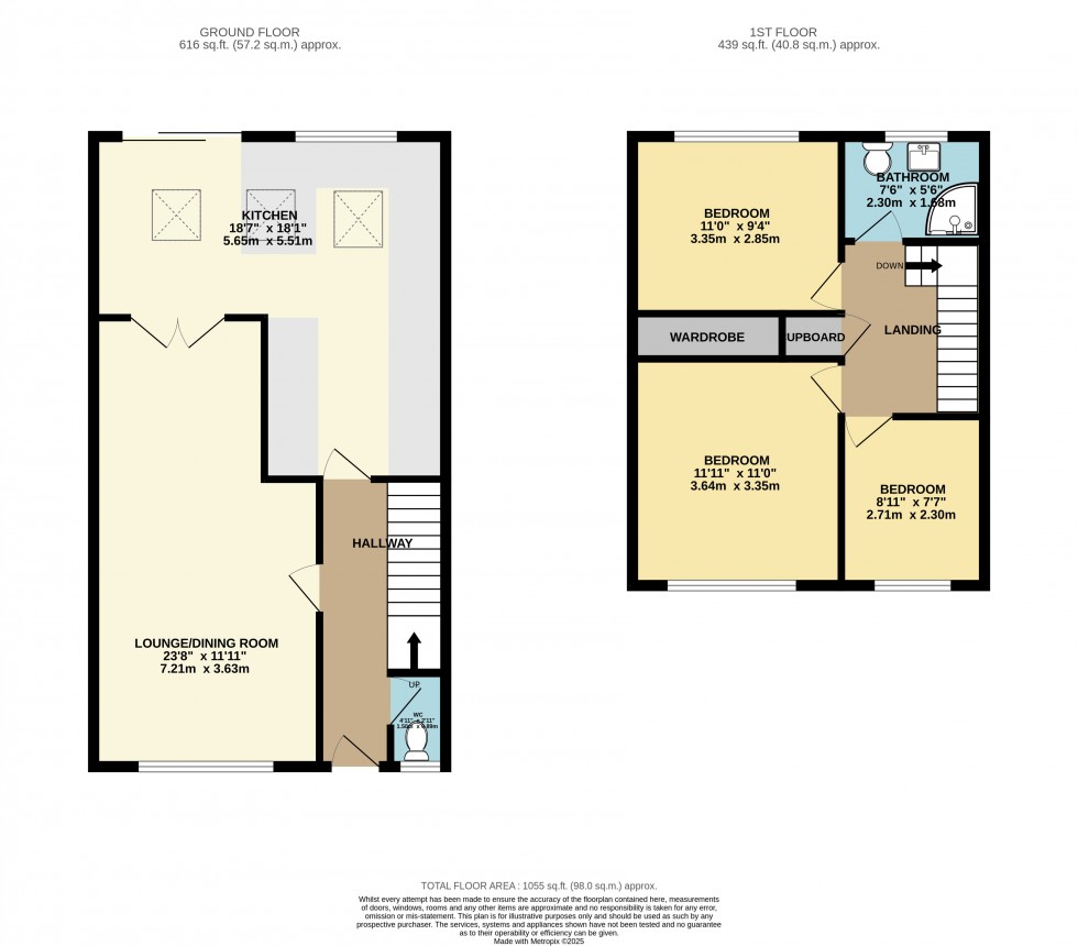 Floorplan for Cheadle Hulme, Cheadle, Greater Manchester