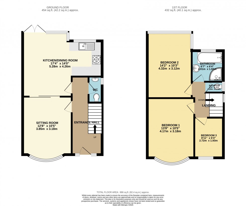 Floorplan for Stockport, Greater Manchester