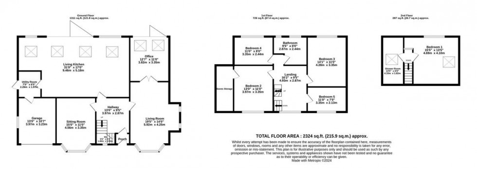 Floorplan for Gatley, Cheadle, Stockport