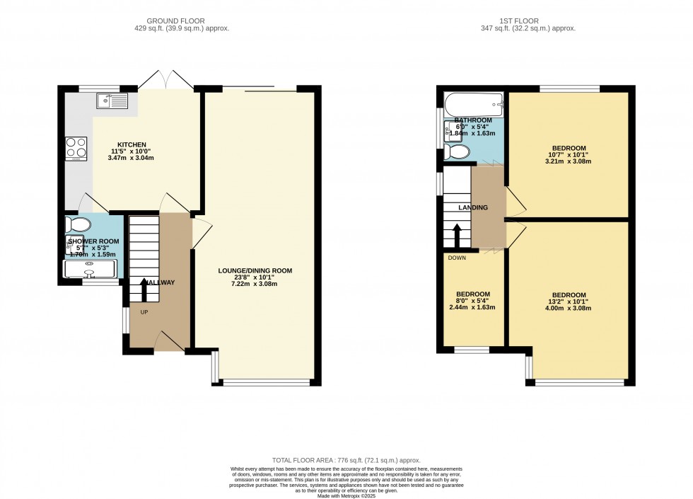 Floorplan for Cheadle, Greater Manchester