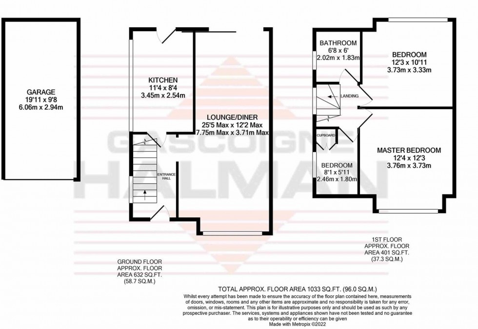 Floorplan for Gatley, Cheadle, Greater Manchester